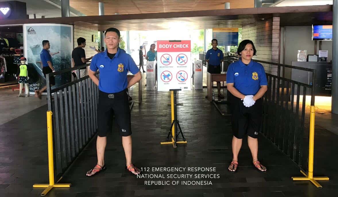 event security services entrance checkpoint